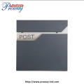 2021 New Design Manufacture Steel Cardboard Letter Boxes for House Use Ash Coal Color Letter Box/